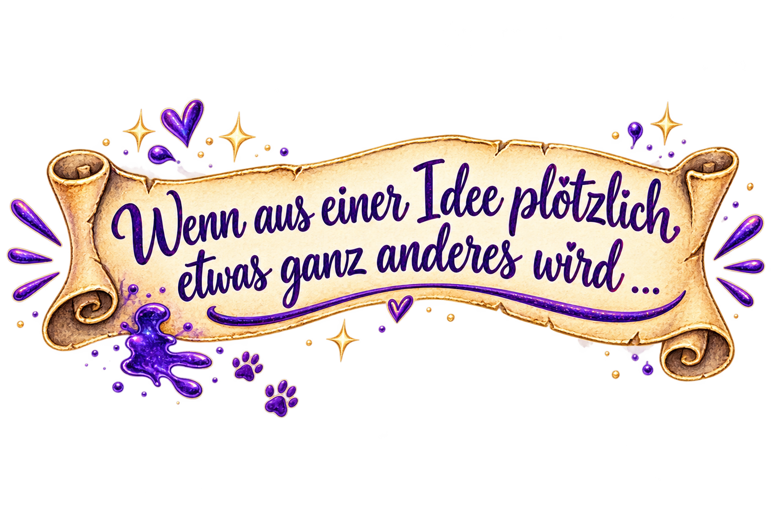 Wenn aus einer Idee plötzlich etwas ganz anderes wird &hellip;